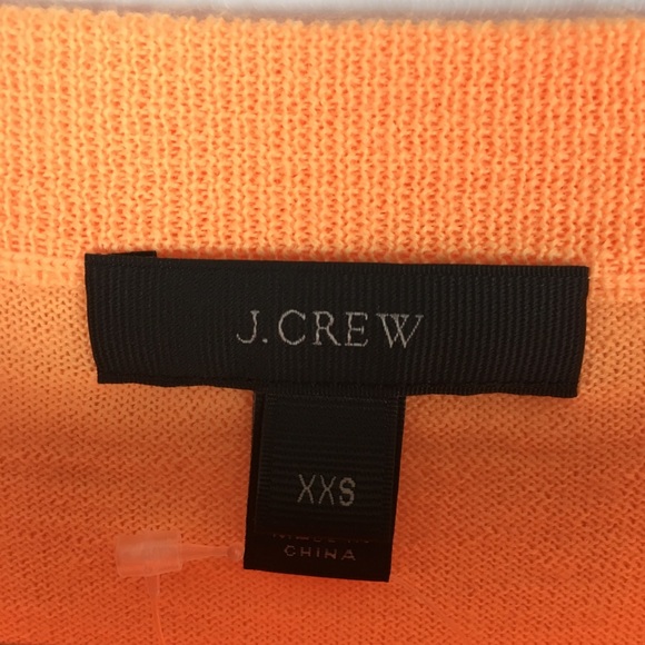 J CREW | neon cantaloupe tippi sweater 0381 - Picture 3 of 6